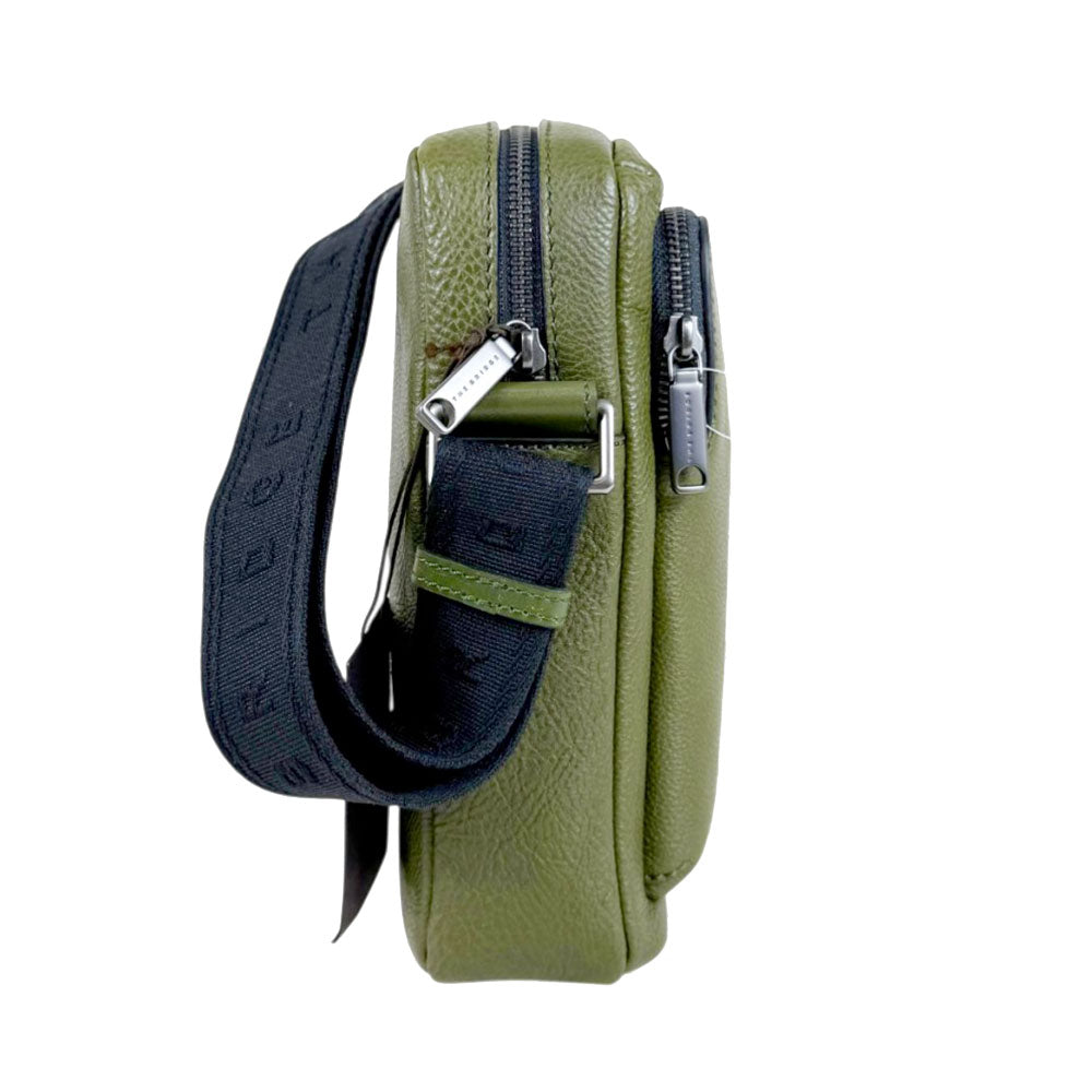 Borsello Uomo THE BRIDGE linea Ludovico in Pelle Verde Maggiorana