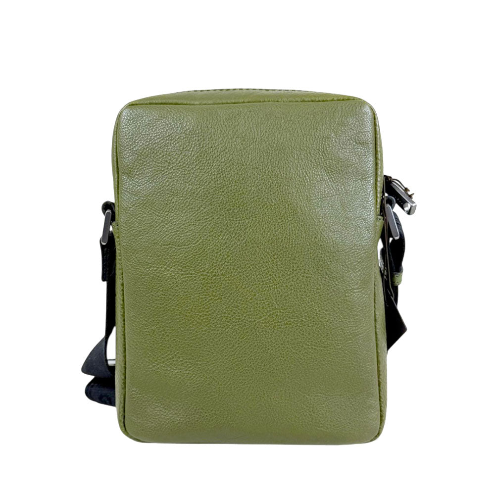 Borsello Uomo THE BRIDGE linea Ludovico in Pelle Verde Maggiorana