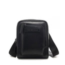 THE BRIDGE Mittelgroße Herrentasche der Filippo-Linie aus schwarzem Leder