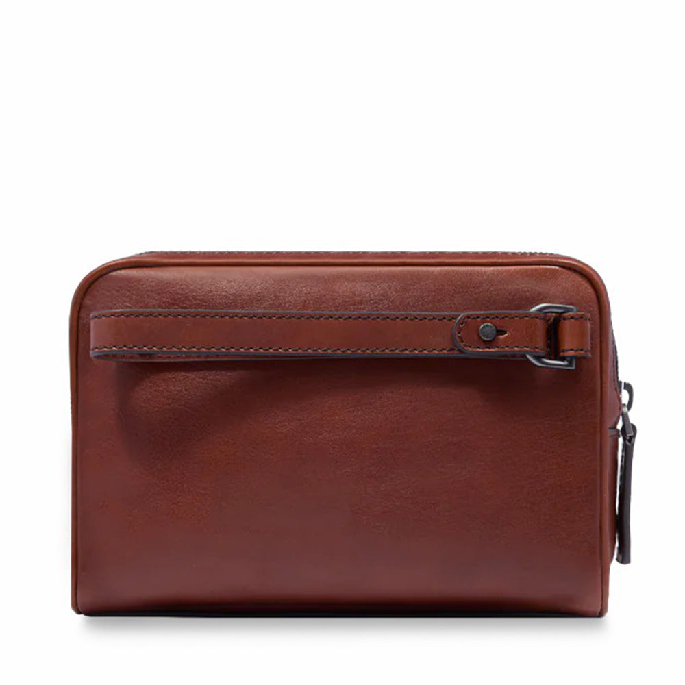 THE BRIDGE Herren Clutch Filippo Line aus braunem Leder
