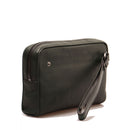 THE BRIDGE Herren Clutch Filippo Line aus grünem Leder