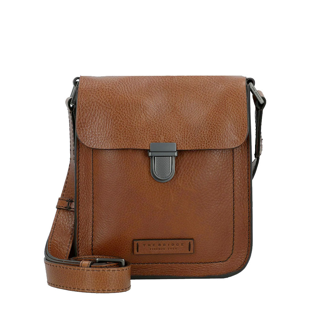 Borsello Uomo THE BRIDGE linea Ettore in Pelle Marrone