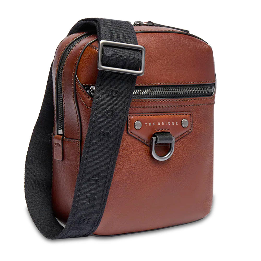 Borsello Uomo THE BRIDGE linea Iacopo in Pelle Marrone