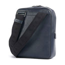 Borsello Uomo THE BRIDGE linea Iacopo in Pelle Blu Oltremare