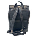 Zaino Uomo con Pattina THE BRIDGE linea Giacomo in Pelle Nera