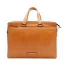 Cartella Uomo Due Manici THE BRIDGE linea Leone in Pelle color Cognac