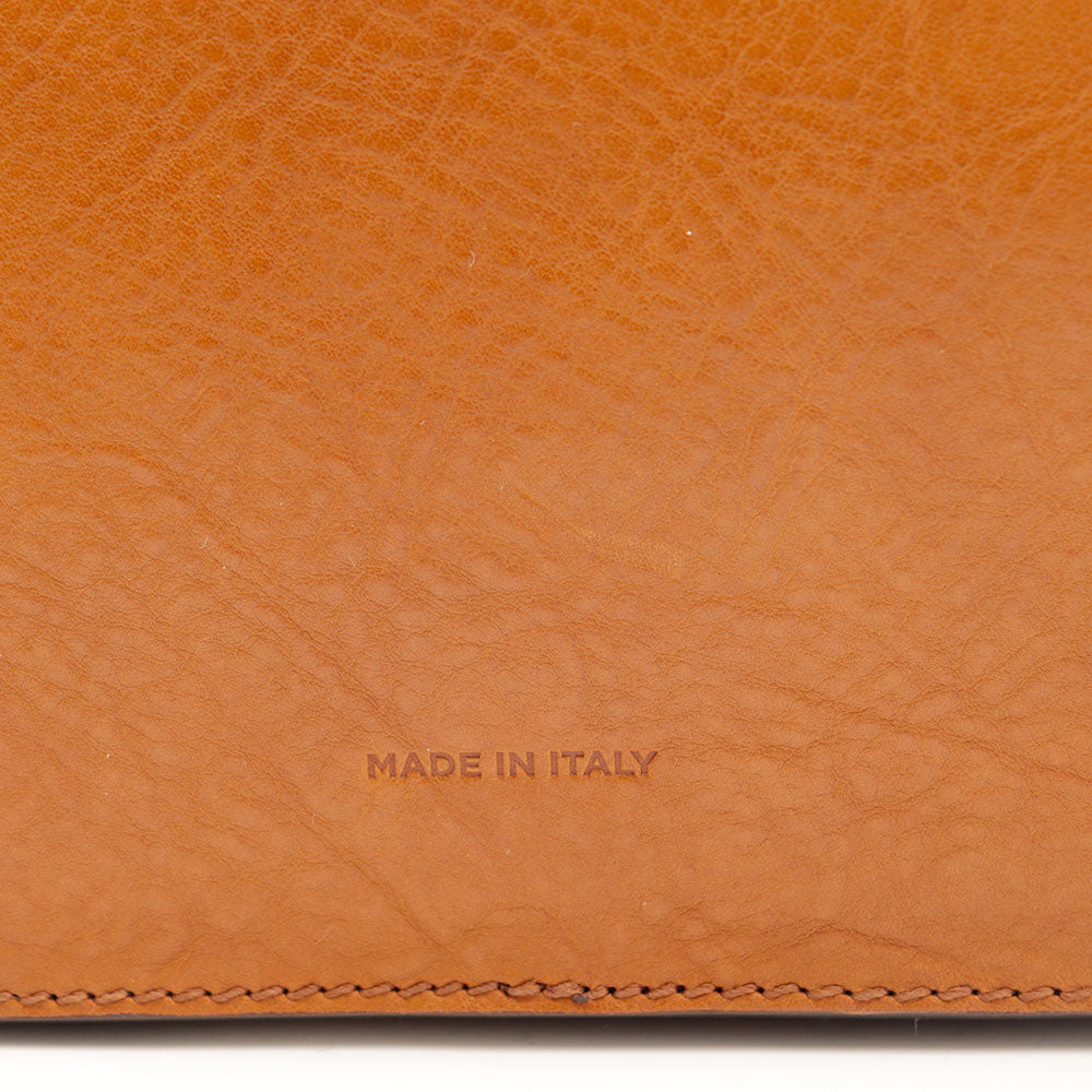 Cartella Uomo Due Manici THE BRIDGE linea Leone in Pelle color Cognac