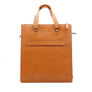 Cartella Uomo Verticale THE BRIDGE linea Leone in Pelle color Cognac