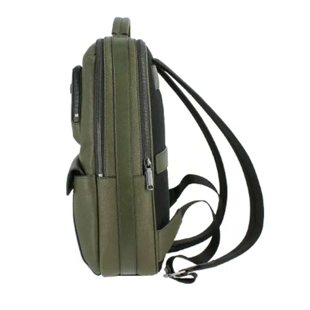 Zaino Uomo THE BRIDGE linea Ludovico in Pelle Verde Maggiorana