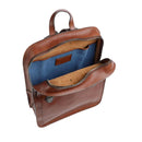 Zaino Uomo Medio THE BRIDGE linea Ettore in Pelle Marrone