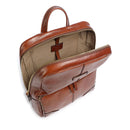 Zaino Uomo THE BRIDGE linea Vespucci in Pelle Marrone