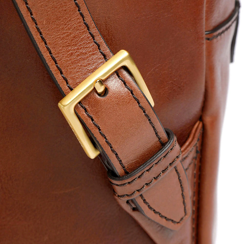 Zaino Uomo THE BRIDGE linea Vespucci in Pelle Marrone