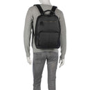 Zaino Uomo Porta PC 14" THE BRIDGE linea Manfredi in Pelle Nera