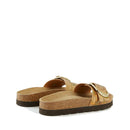 Damenschuhe 1A Classe Alviero Martini Geo Classic bedruckte Bandeau-Hausschuhe 0814