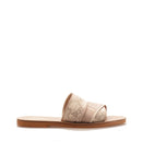 1A Classe Alviero Martini Damenhausschuhe mit Geo-Safari-Print-Bandbändern 0894