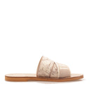 1A Classe Alviero Martini Damenhausschuhe mit Geo-Safari-Print-Bandbändern 0894