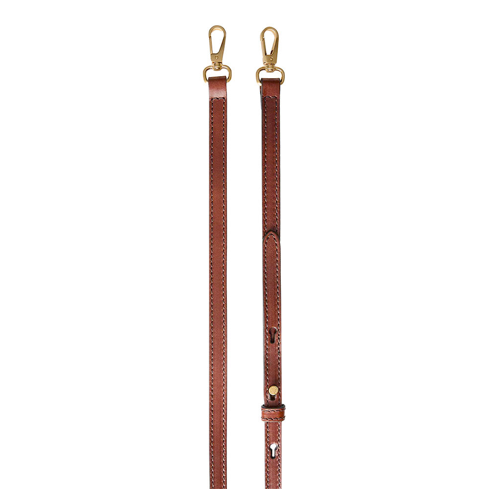 Tracolla Regolabile in Pelle THE BRIDGE linea Icons Marrone