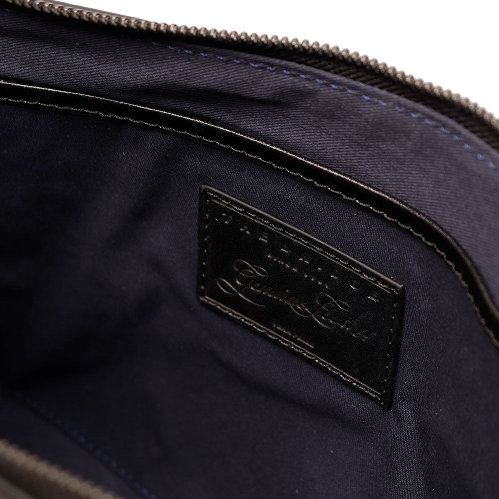 Pochette Uomo Media THE BRIDGE linea Giacomo in Pelle Nera