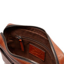 Pochette Uomo THE BRIDGE linea Giacomo in Pelle Marrone