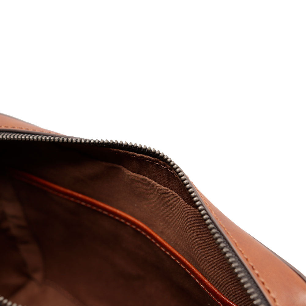 Pochette Uomo THE BRIDGE linea Giacomo in Pelle Marrone