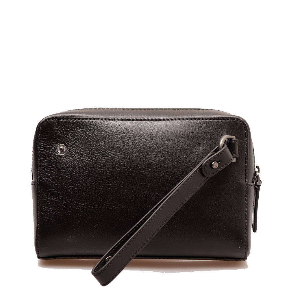 Pochette Uomo THE BRIDGE linea Giacomo in Pelle Nera
