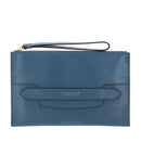 Pochette Donna Grande con Polsiera THE BRIDGE linea Lucrezia in Pelle color Sky