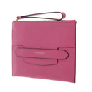 Pochette Donna Grande con Polsiera THE BRIDGE linea Lucrezia in Pelle Rosa Lipstick