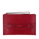Pochette Donna Grande con Polsiera THE BRIDGE linea Lucrezia in Pelle color Berry