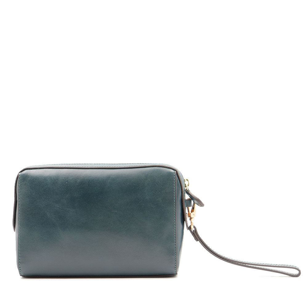 Pochette Donna THE BRIDGE linea Frida in Pelle color Pavone