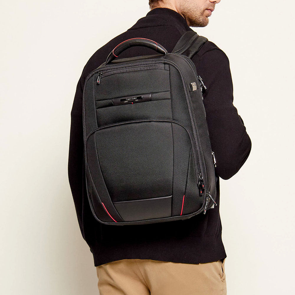 Zaino Business Espandibile Porta Pc 15,6" SAMSONITE linea PRO-DLX 5 in Tessuto Nero