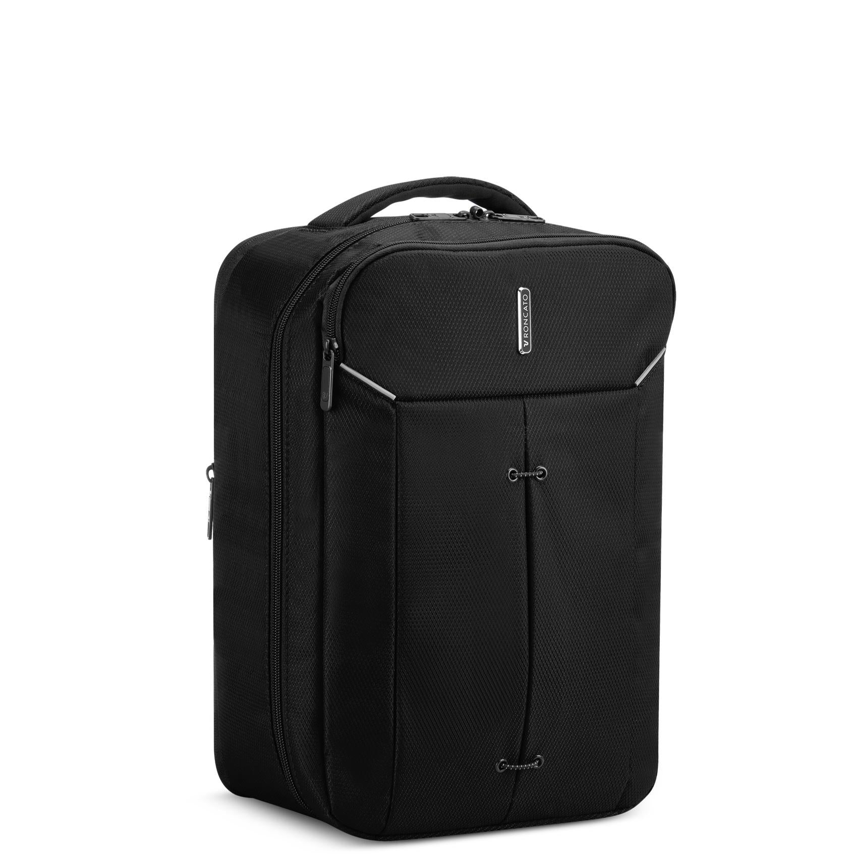 Ryanair Reiserucksack RONCATO Ironik 2.0 Schwarz 40x25x15-20 cm