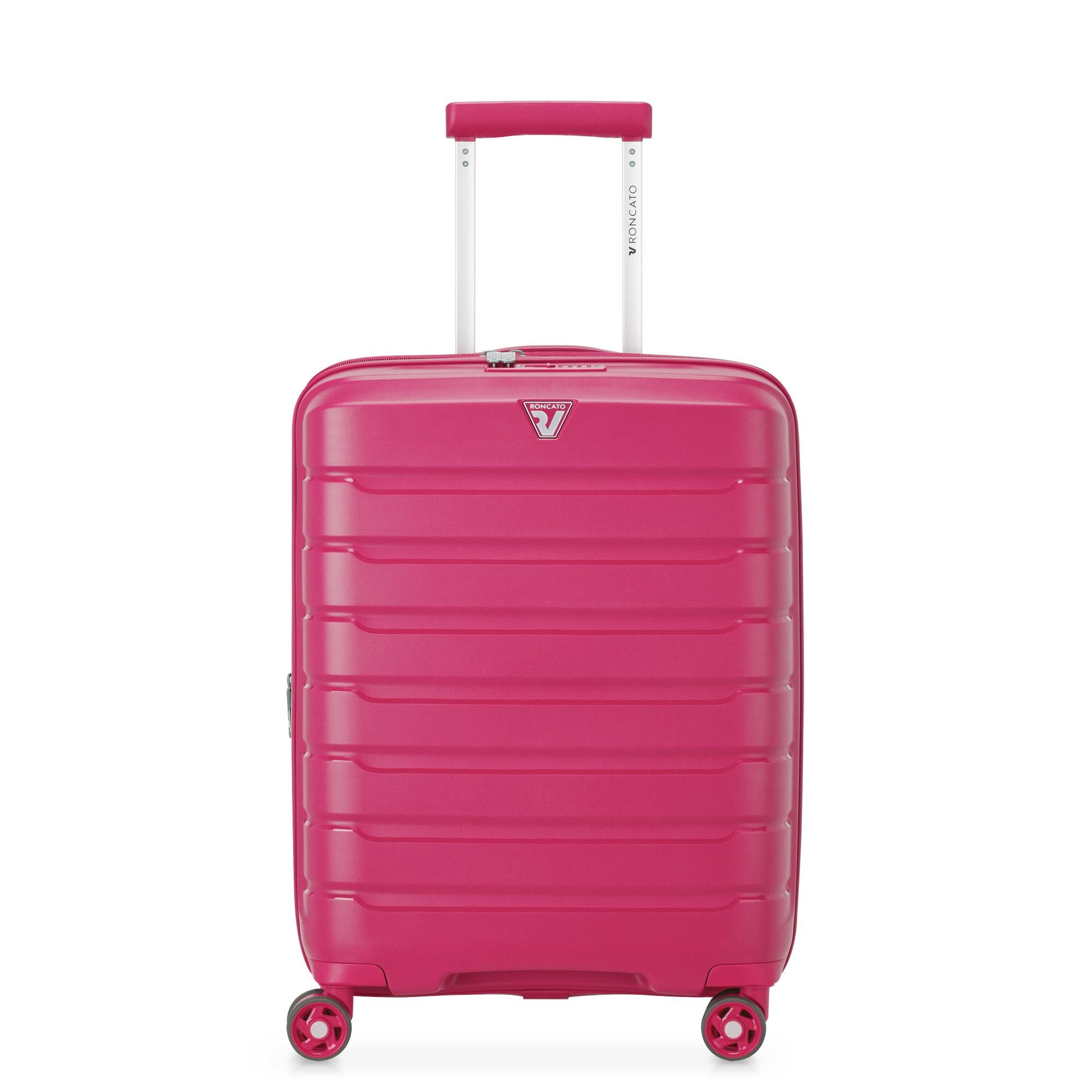 RONCATO Erweiterbarer Kabinentrolley B-Flying Line Magenta Farbe