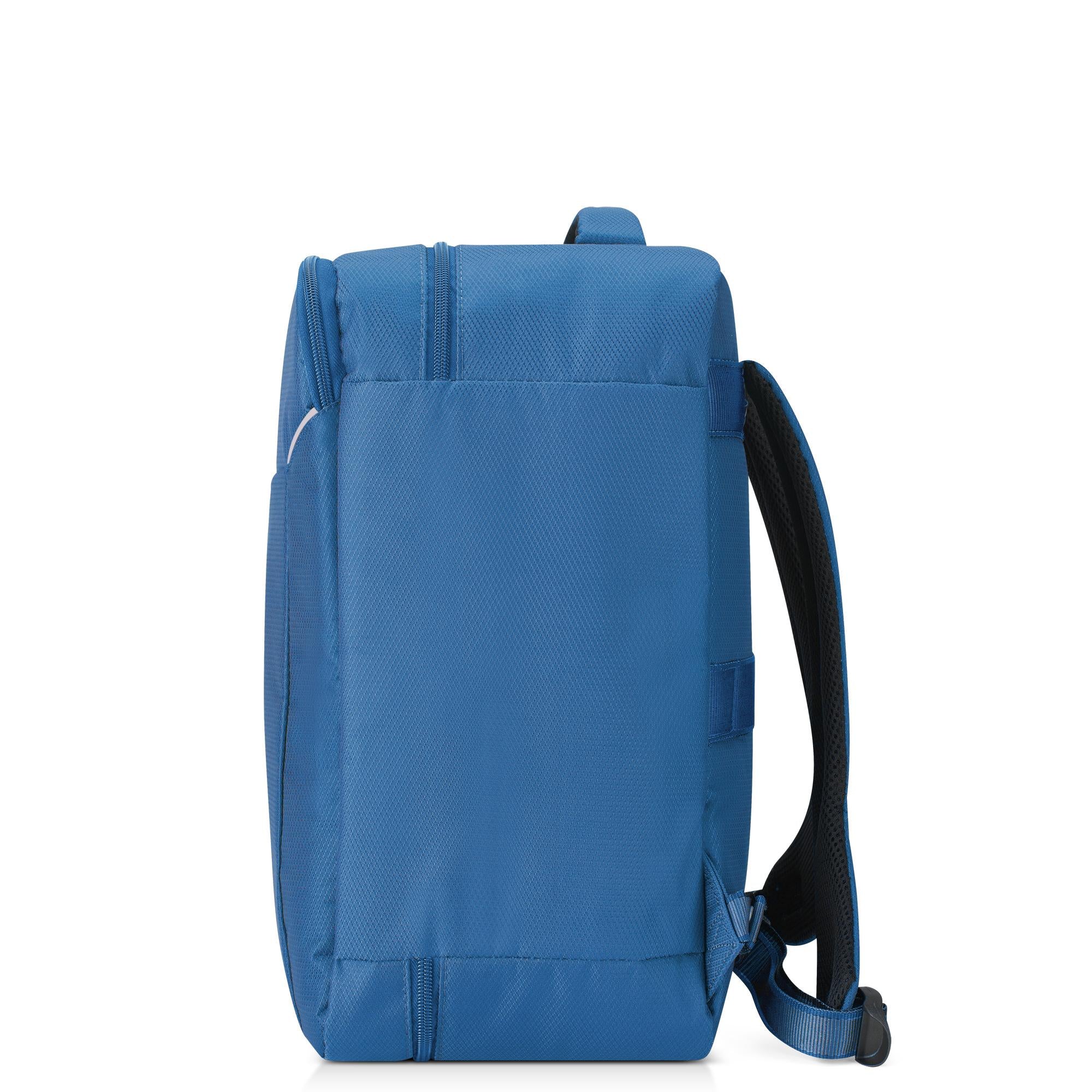 Zaino porta pc piccolo Geo 13 tessuto e pelle Blu Cobalto | Acciaio Zaino porta pc piccolo Geo 13 tessuto e pelle Blu Cobalto | Acciaio