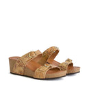 Sandali Donna con Zeppa 7cm 1A Classe Alviero Martini in Eco Nappa stampa Geo Classic 1128