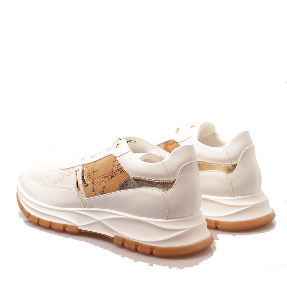 Sneakers Running 1A Classe Alviero Martini linea Geo Mix stampa Geo Classic e Geo White 1204