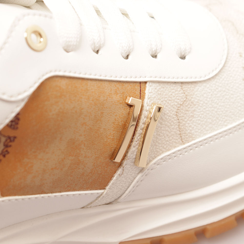Sneakers Running 1A Classe Alviero Martini linea Geo Mix stampa Geo Classic e Geo White 1204