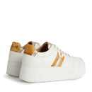 Sneakers Platform 1A Classe Alviero Martini linea Geo Elevate in Eco Nappa Bianca 1208