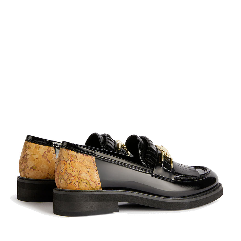 Mocassini Donna 1A Classe Alviero Martini effetto Spazzolato Neri 1219