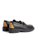 Mocassini Donna 1A Classe Alviero Martini in Pelle Nera 1222