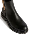 Stivaletti Beatles Donna 1A Classe Alviero Martini in Eco Nappa Nera con Inserto Geo Classic 1246