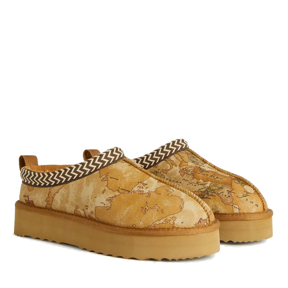 Sabot Imbottiti Donna 1A Classe Alviero Martini in Tessuto Nabuk stampa Geo Classic 1263