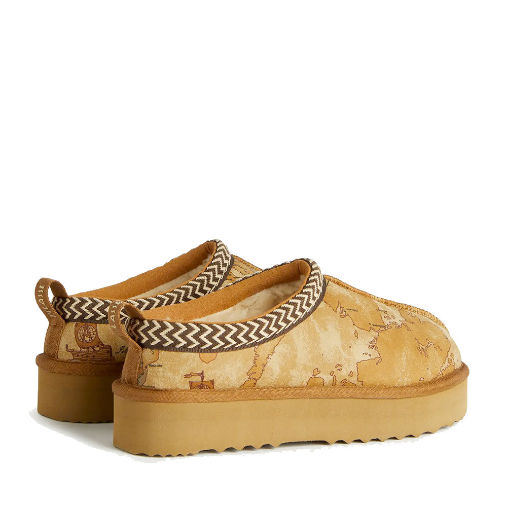 Sabot Imbottiti Donna 1A Classe Alviero Martini in Tessuto Nabuk stampa Geo Classic 1263