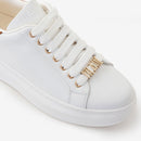 Sneakers Platform 1A Classe Alviero Martini in Pelle Bianca 1296