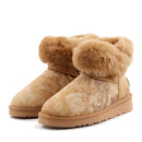 Stivaletti Imbottiti 1A Classe Alviero Martini stampa Geo Classic con Inserto in Lapin 1322