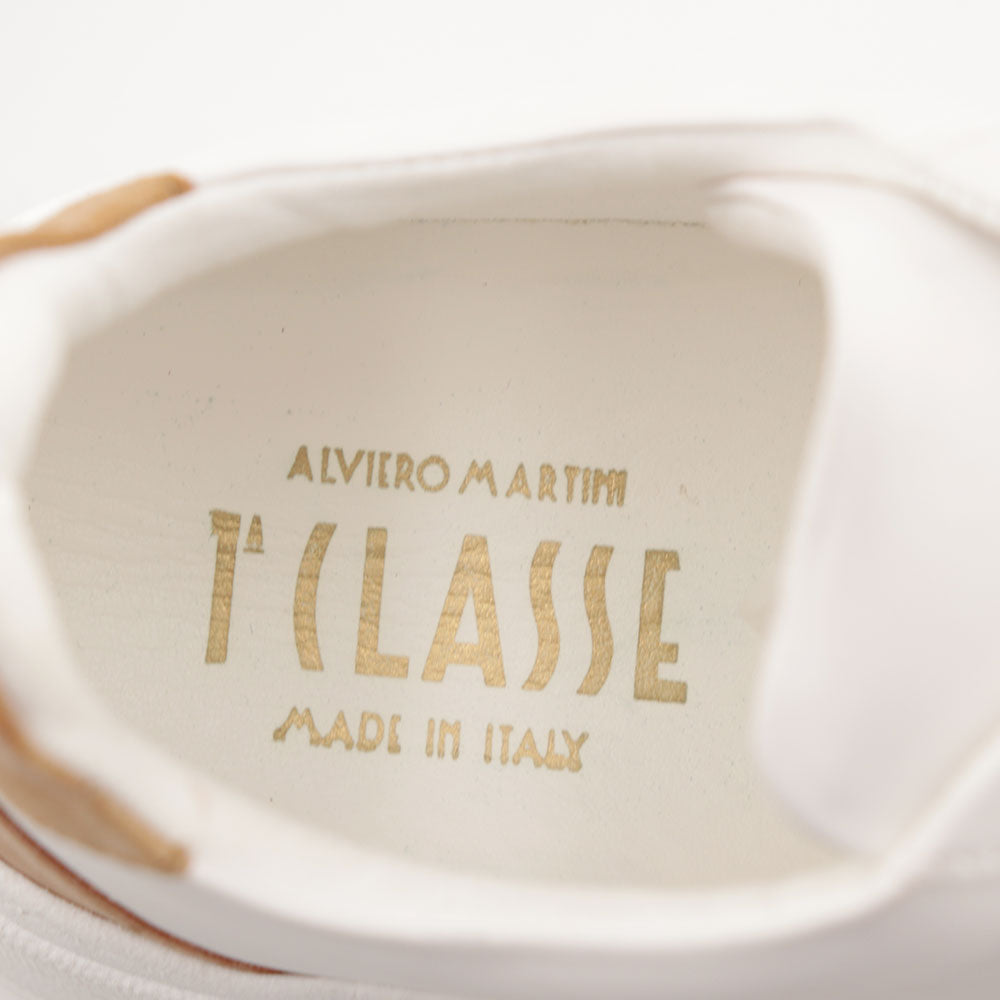 Sneakers Donna 1A Classe Alviero Martini linea Frost Geo in Tessuto Gommato Bianco 1331