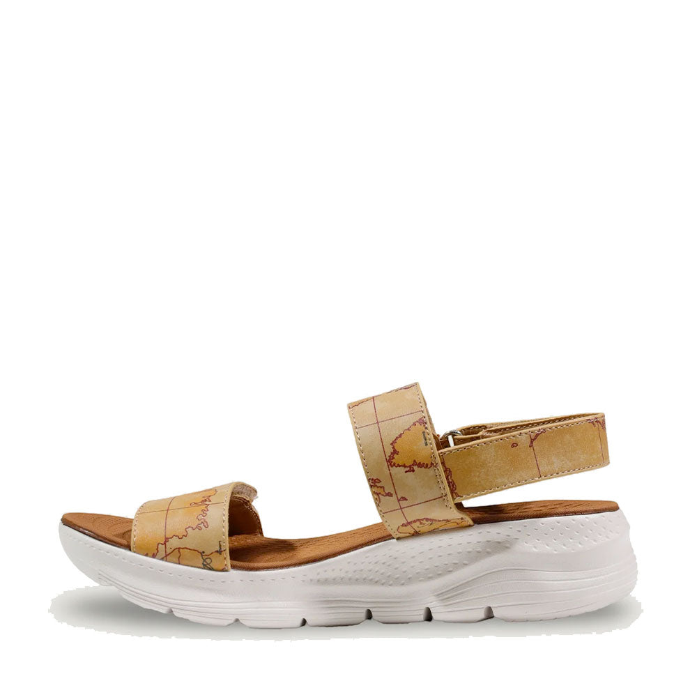 Sandali Donna 1A Classe Alviero Martini in Eco Nappa stampa Geo Classic 1409