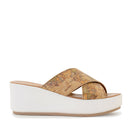 Sandali Donna con Zeppa 1A Classe Alviero Martini in Eco Nappa stampa Geo Classic 1413