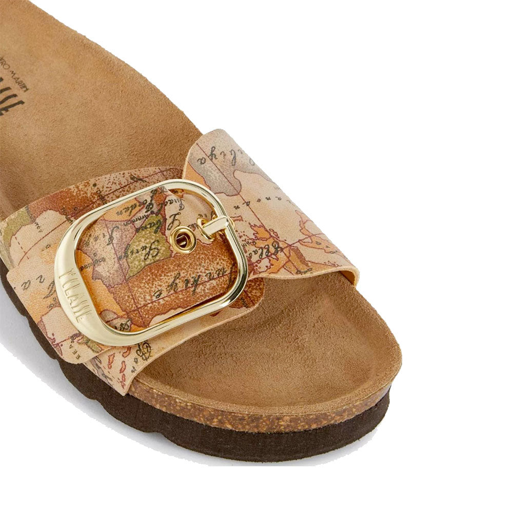 Ciabatte Donna 1A Classe Alviero Martini in Eco Nappa stampa Geo Classic 1424