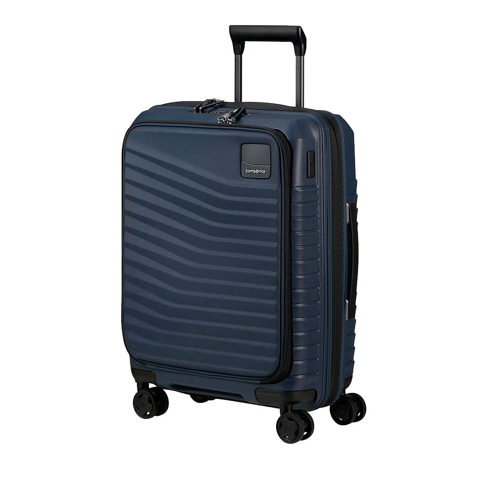 Kabinen-Trolley Hartschale erweiterbar 4 Rollen SAMSONITE Modell Intuo Easy Access in Marineblau