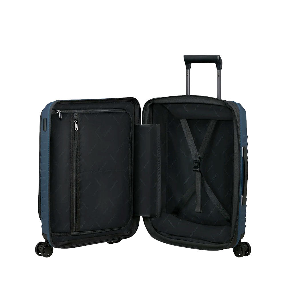 Kabinen-Trolley Hartschale erweiterbar 4 Rollen SAMSONITE Modell Intuo Easy Access in Marineblau